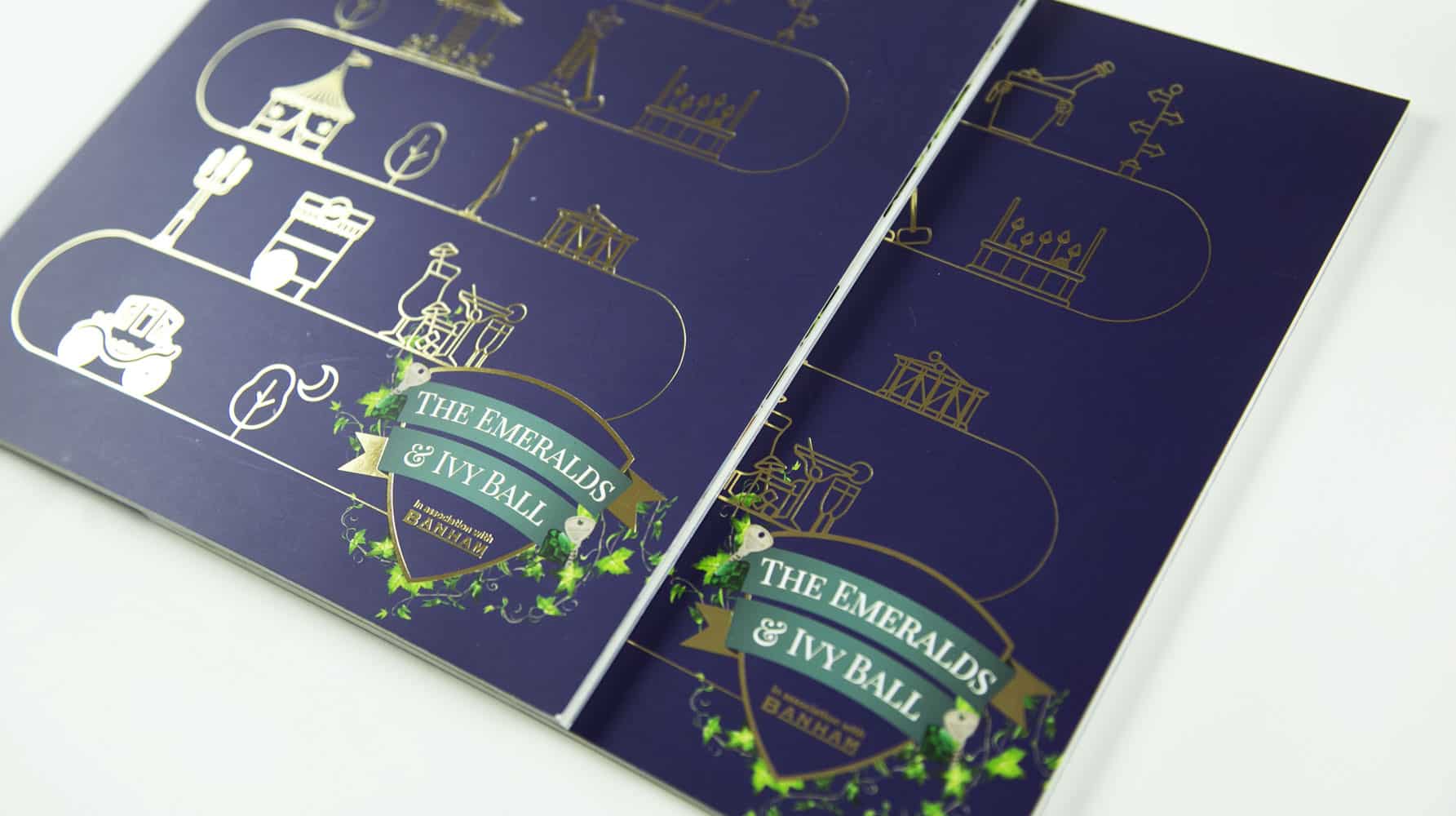 ave design studio london graphic design and website design and development for charities and not-for-profit organisations Cancer Research UK Emeralds & Ivy Ball branding and identity
