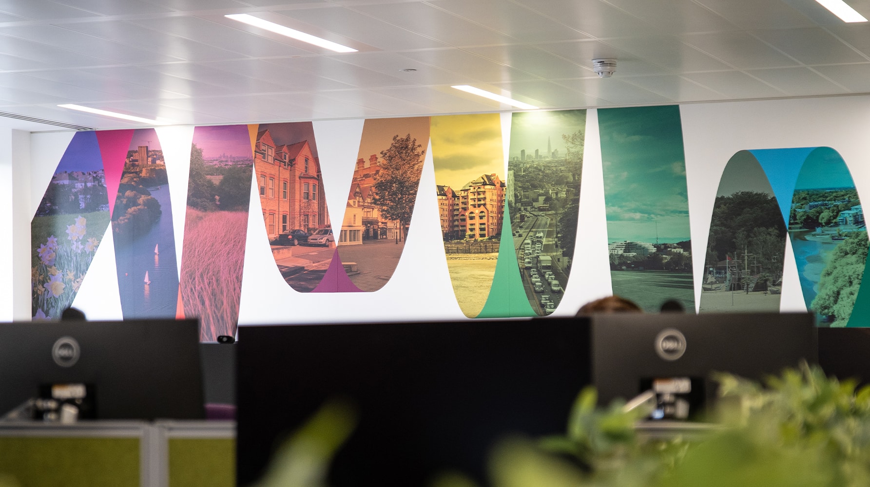 West and North London ICB interior branding